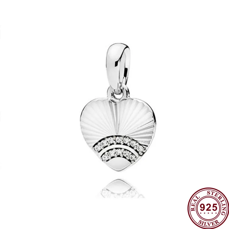 100% 925 Sterling Silver Charm New Heart Shape With Crystal Cz Pendant Fit Pandora Women Bracelet & Necklace Diy Jewelry
100% 925 Sterling Silver Charm New Heart Shape With Crystal Cz Pendant Fit Pandora Women Bracelet & Necklace Diy Jewelry