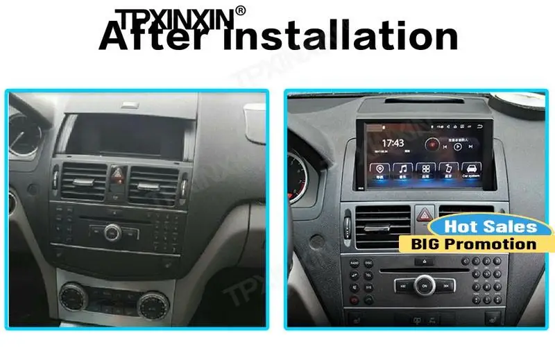 4G+64GB Carplay Car Radio Stereo Receiver Android For Benz C-W204 2007 2008 2009 2010 2011 GPS Navi Player Auto Audio Head Unit
4G+64GB Carplay Car Radio Stereo Receiver Android For Benz C-W204 2007 2008 2009 2010 2011 GPS Navi Player Auto Audio Head Unit