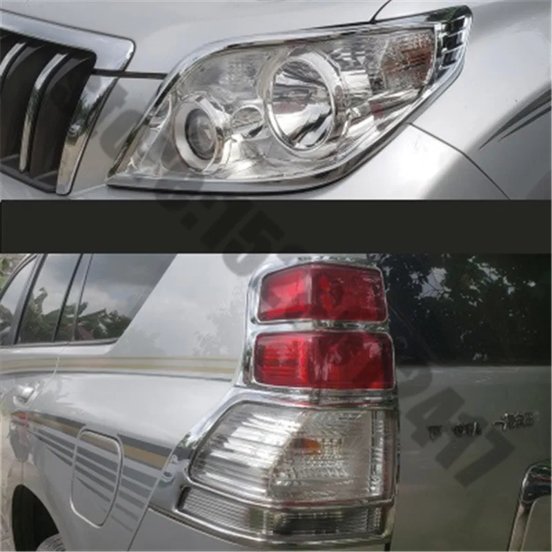 for Toyota LAND CRUISER PRADO 2010-2013 ABS Chrome Front headlight Lamp Cover trim Rear headlight Lamp Cover trim Car Styling
for Toyota LAND CRUISER PRADO 2010-2013 ABS Chrome Front headlight Lamp Cover trim Rear headlight Lamp Cover trim Car Styling