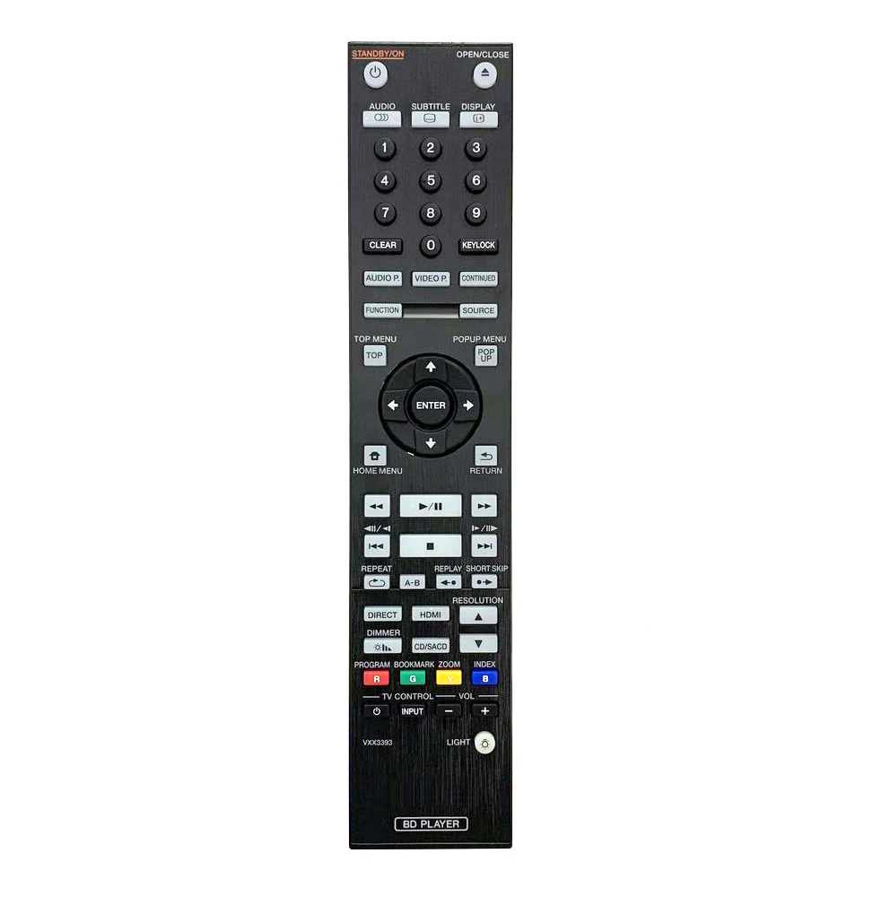 Новый оригинальный пульт дистанционного управления VXX3393 для BD-плеера Pioneer BDPLX58 BDPLX78 BDPLX88 BDP-LX58 BDP-LX78 BDP-LX88
Новый оригинальный пульт дистанционного управления VXX3393 для BD-плеера Pioneer BDPLX58 BDPLX78 BDPLX88 BDP-LX58 BDP-LX78 BDP-LX88