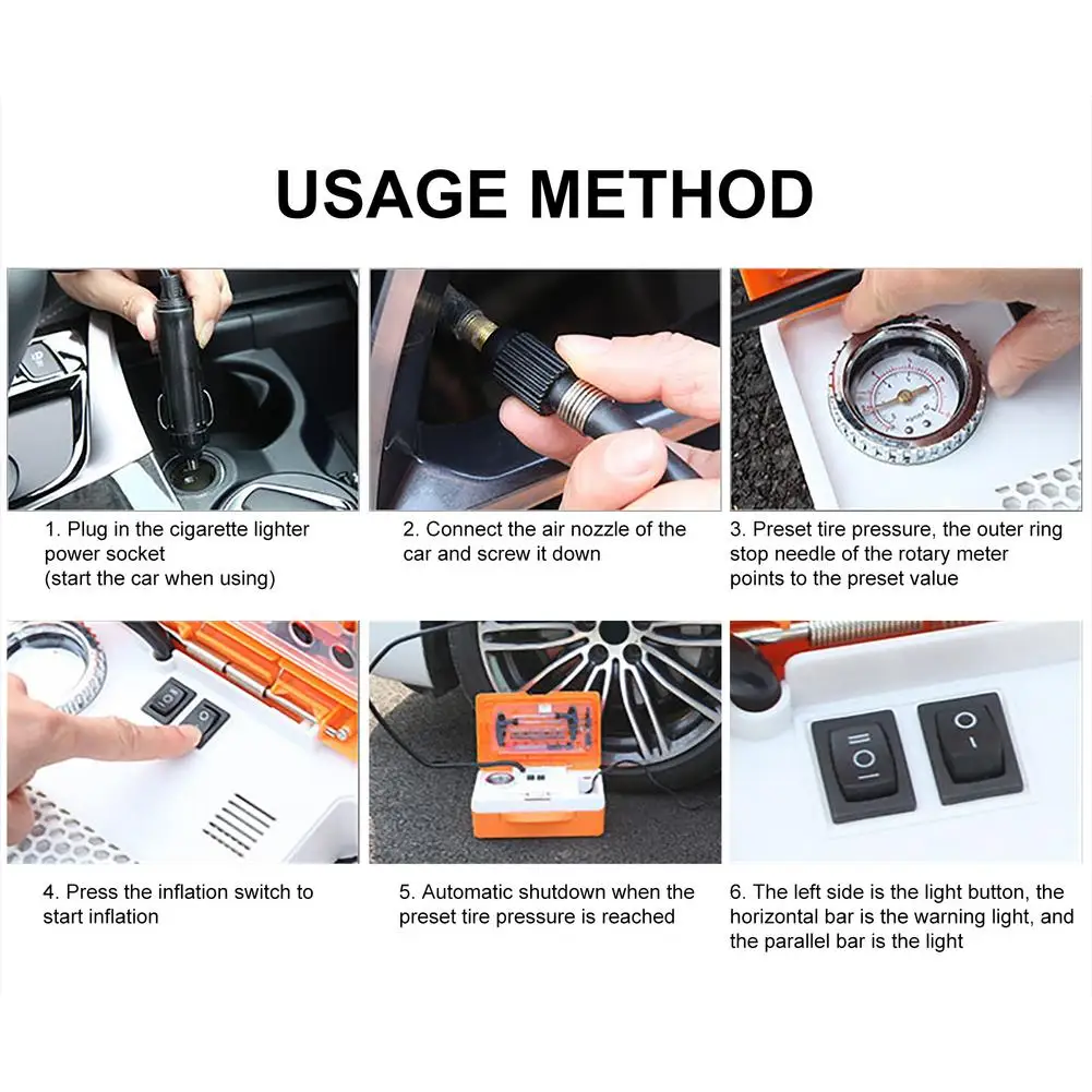 Digital Tire Inflator DC 12 Volt Car Portable Air Compressor Pump 150 PSI Car Air Compressor for Car Bicycles Motorcycles
Digital Tire Inflator DC 12 Volt Car Portable Air Compressor Pump 150 PSI Car Air Compressor for Car Bicycles Motorcycles