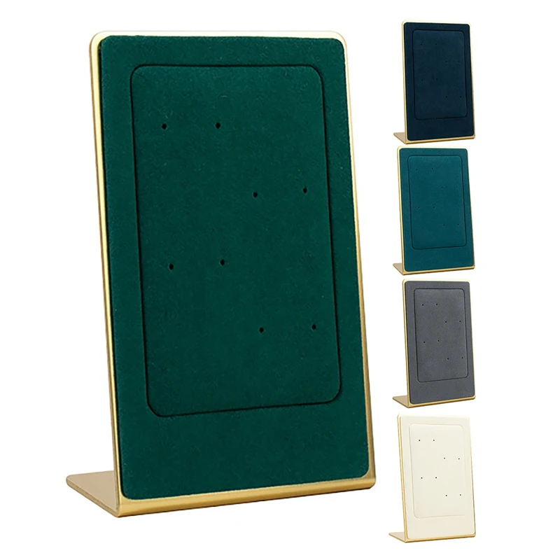 Light Luxury Creative Earrings Display Board Stand Up Earrings Display Rack Metal Velvet Jewelry Display Props
Light Luxury Creative Earrings Display Board Stand Up Earrings Display Rack Metal Velvet Jewelry Display Props