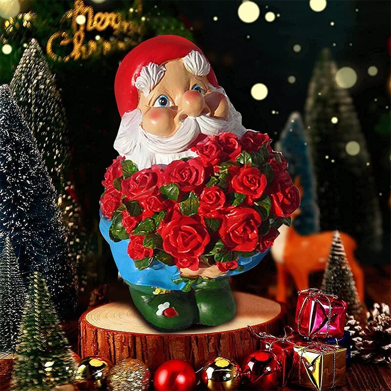 Gnome with Rose Statue Creative Resin Crafts Outdoor Landscape Ornament for Home Garden Courtyard Decoration NEWEST
Gnome with Rose Statue Creative Resin Crafts Outdoor Landscape Ornament for Home Garden Courtyard Decoration NEWEST