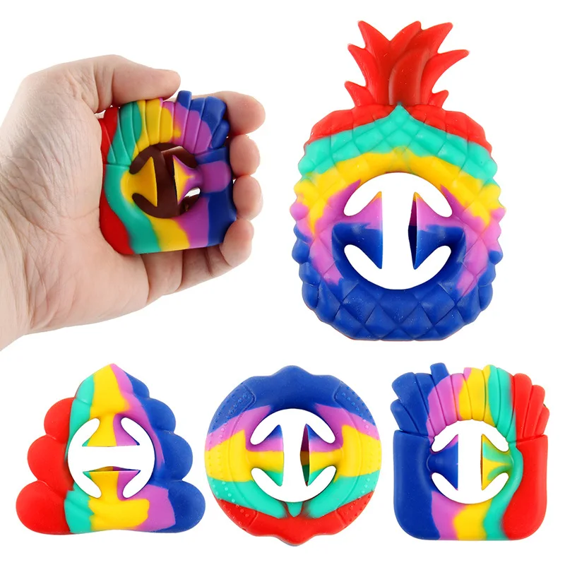 New Arrivals Silicone Grip Device Exercise Decompression Training Arm Muscle Training Five-finger Strength Child Grip Ring
New Arrivals Silicone Grip Device Exercise Decompression Training Arm Muscle Training Five-finger Strength Child Grip Ring