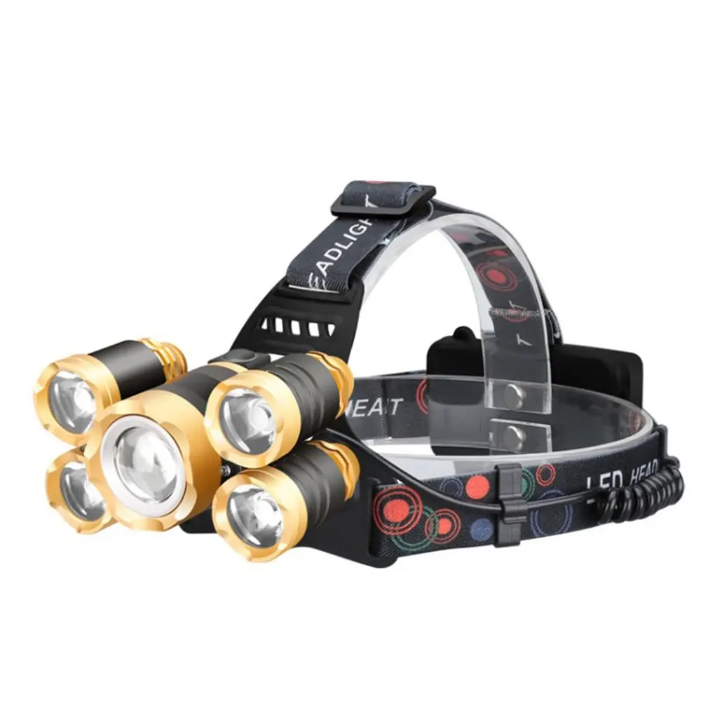 5LED Headlight Head Lamp Flashlight Head Torch Headlamp 4 Modes Outdoor Sports Camping Hiking Fishing Waterproof
5LED Headlight Head Lamp Flashlight Head Torch Headlamp 4 Modes Outdoor Sports Camping Hiking Fishing Waterproof