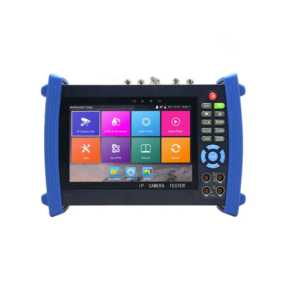 Тестер для камеры видеонаблюдения 7 дюймов IPC 5 м AHD H.265 4K IP 8MP TVI CVI|Монитор и дисплей