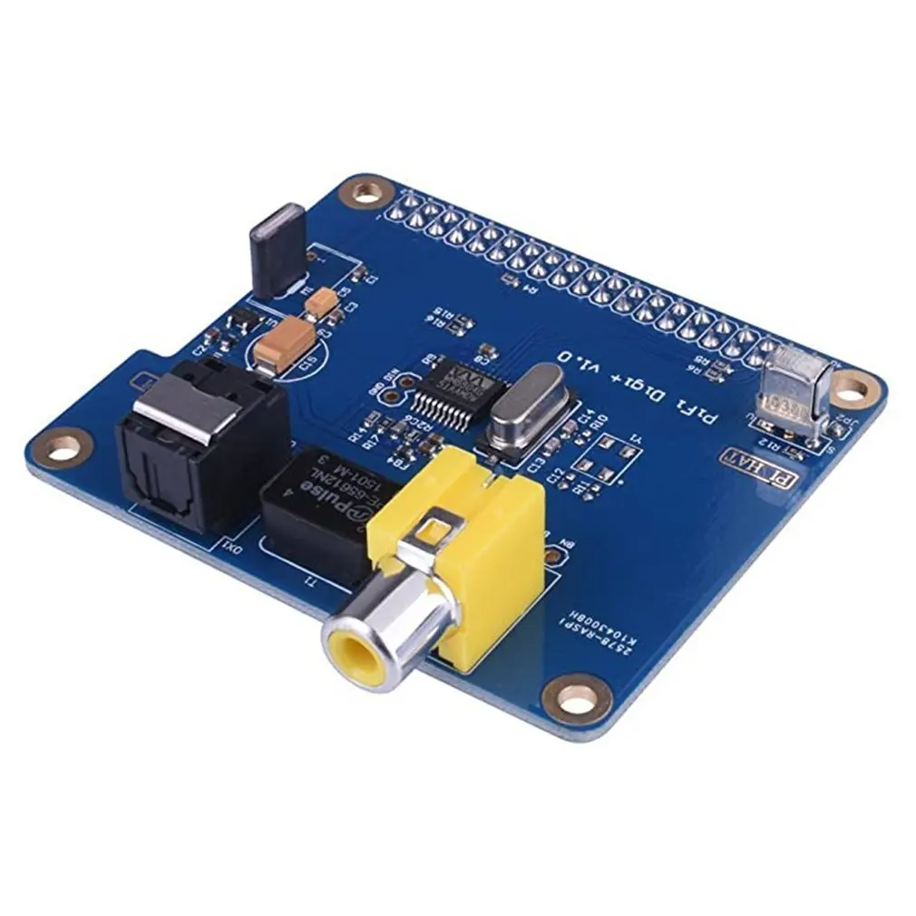 Module HIFI DiGi+ Digital Sound Card I2S Interface SPDIF Optical Fiber Durable Module Two Output Interfaces
Module HIFI DiGi+ Digital Sound Card I2S Interface SPDIF Optical Fiber Durable Module Two Output Interfaces