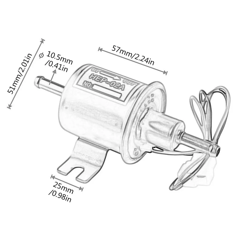 HEP-02A New Gas Diesel fuel pump Inline Low Pressure electric fuel pump 12V 24V electronic pump Electronic diesel pump
HEP-02A New Gas Diesel fuel pump Inline Low Pressure electric fuel pump 12V 24V electronic pump Electronic diesel pump
