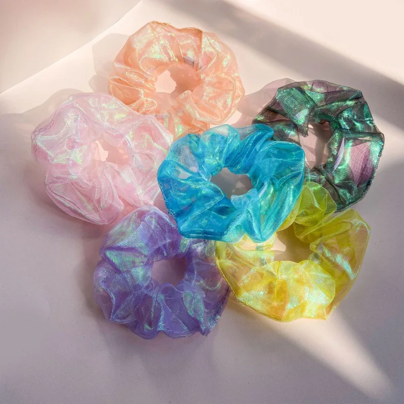 New Korean Fashion Candy Color Fabric Gradient Color Organza Hair Rope Hairbands for Women Girls Sweet Cute Hair Accessories
New Korean Fashion Candy Color Fabric Gradient Color Organza Hair Rope Hairbands for Women Girls Sweet Cute Hair Accessories