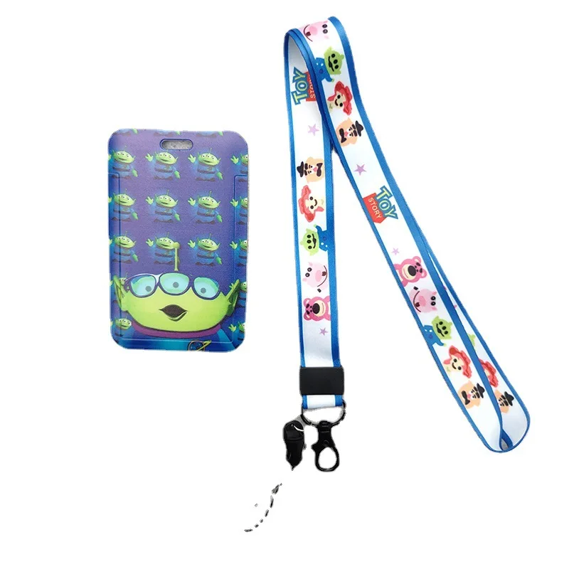 Disney ID Badge Holder for Children Toy Story Alien Print Halter Rope Business Card Case Student Bus Credit Card Holder Gift 
Disney ID Badge Holder for Children Toy Story Alien Print Halter Rope Business Card Case Student Bus Credit Card Holder Gift