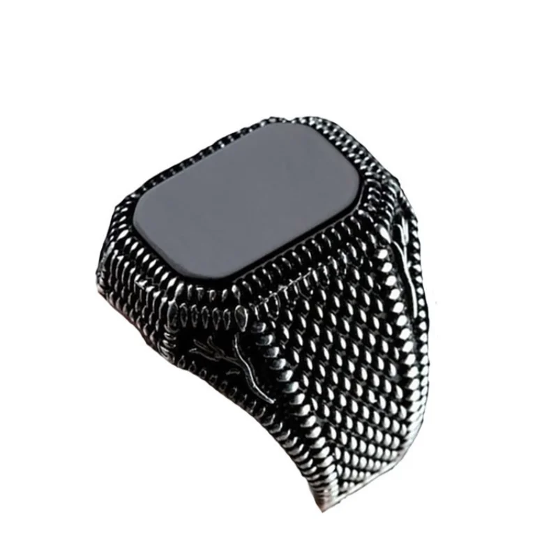 Men Hiphop Ring Stainless Steel Black Temperament High Quality Gothic Rock Punk Male Jewelry Accessories Boyfriend Gift Anelli D
Men Hiphop Ring Stainless Steel Black Temperament High Quality Gothic Rock Punk Male Jewelry Accessories Boyfriend Gift Anelli D