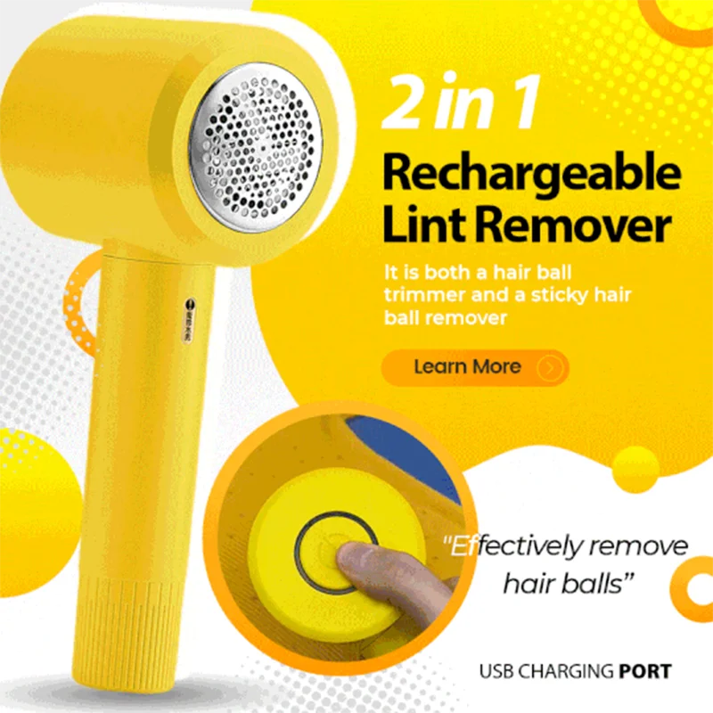 2 In 1 Rechargeable Lint Remover With Detachable Handle One Button Sweater Hair Ball Trimmer Handheld Sticky Dust Collector
2 In 1 Rechargeable Lint Remover With Detachable Handle One Button Sweater Hair Ball Trimmer Handheld Sticky Dust Collector