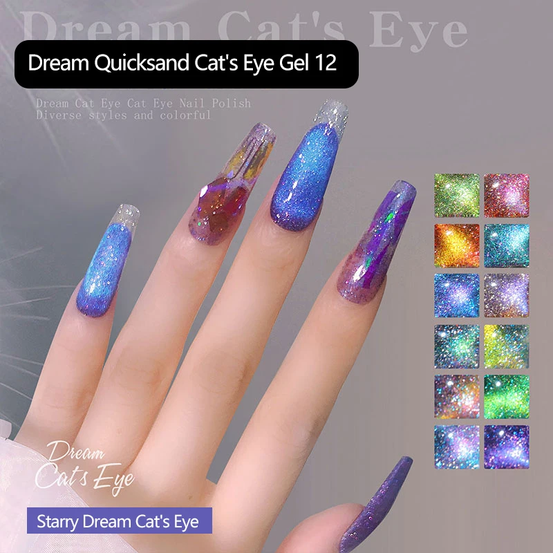 Cat Eye Gel Nail Polish Varnish Semi Perman Gel Nail Art Gel Glitter Effect Soak Off UV Gel For Nails Design Art Varnish 8ml
Cat Eye Gel Nail Polish Varnish Semi Perman Gel Nail Art Gel Glitter Effect Soak Off UV Gel For Nails Design Art Varnish 8ml
