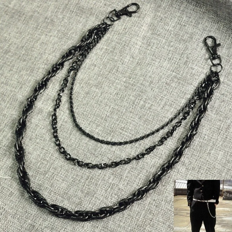 Rock Punk Pants Chain Waist Chain Wallet Chain Keychain Personality Male Hip Hop Style Antique Decoration Trend Accessories
Rock Punk Pants Chain Waist Chain Wallet Chain Keychain Personality Male Hip Hop Style Antique Decoration Trend Accessories