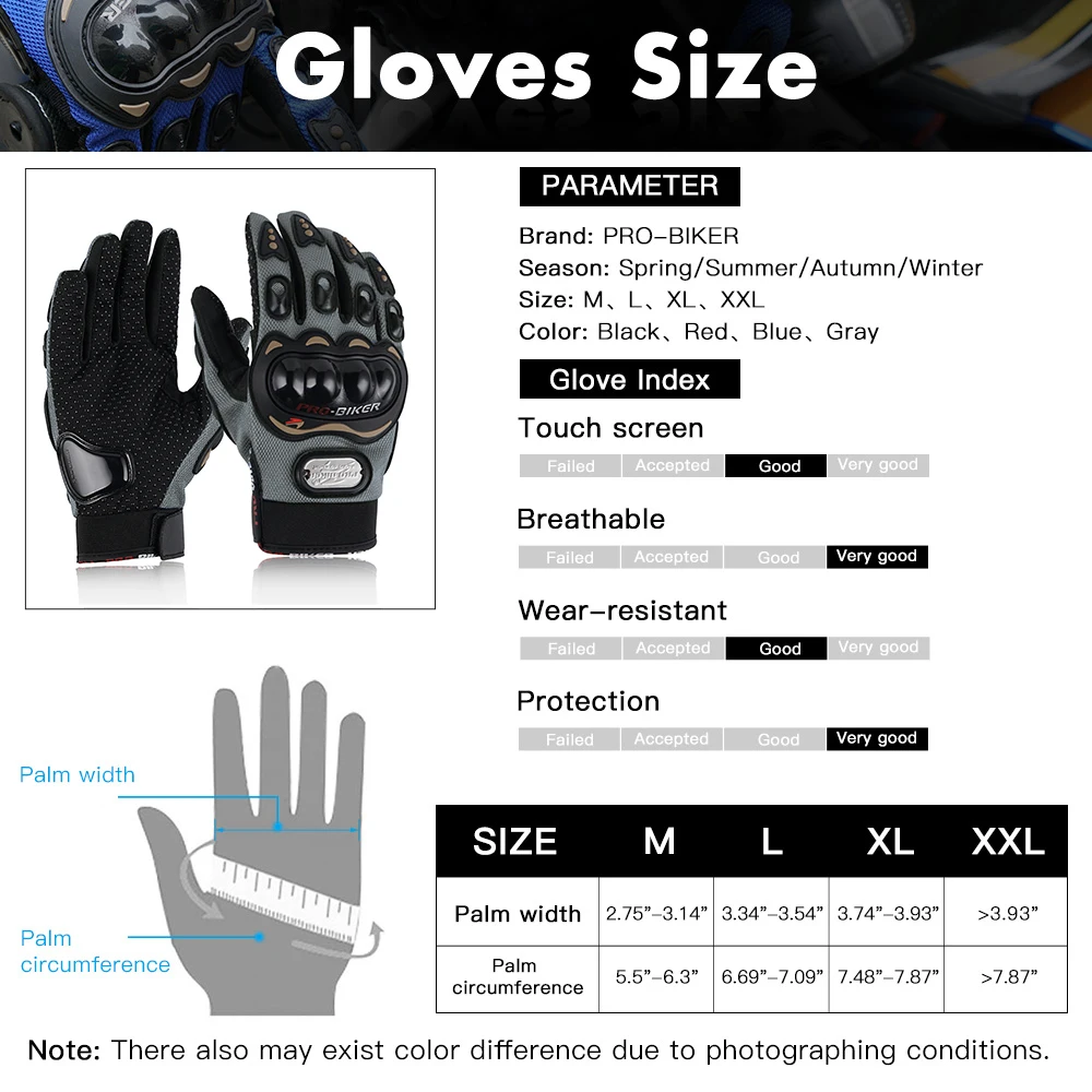 Motorcycle Gloves Outdoor Luvas Guantes Moto Motocross Breathable Full Finger Racing Motorbike Bicycle Glove Protective Gears
Motorcycle Gloves Outdoor Luvas Guantes Moto Motocross Breathable Full Finger Racing Motorbike Bicycle Glove Protective Gears