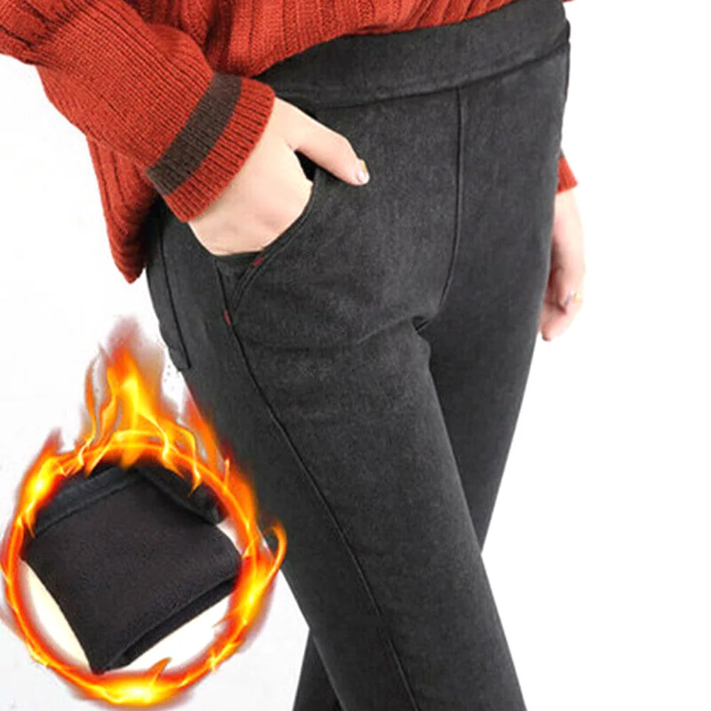 Womens Warm Fleece Lined Pant Leggings Thermals High Waist Stretch Trousers Winter TC21
Womens Warm Fleece Lined Pant Leggings Thermals High Waist Stretch Trousers Winter TC21