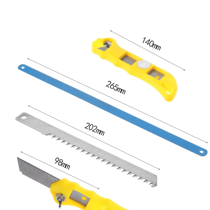 Multifunction 10" 3 In 1 Mini Saw Easy Release Aluminum Saw Hacksaw with Rubber Handle
Multifunction 10" 3 In 1 Mini Saw Easy Release Aluminum Saw Hacksaw with Rubber Handle