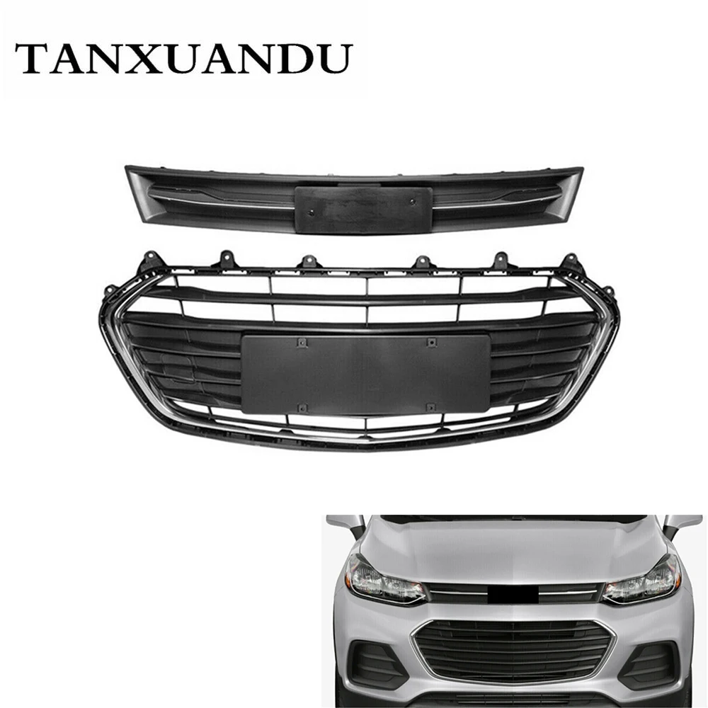 Chrome Front Bumper Radiator Upper Lower Grill Grille Fit For CHEVROLET Trax 2017-2020 No Emblem 94532311 42537706
Chrome Front Bumper Radiator Upper Lower Grill Grille Fit For CHEVROLET Trax 2017-2020 No Emblem 94532311 42537706