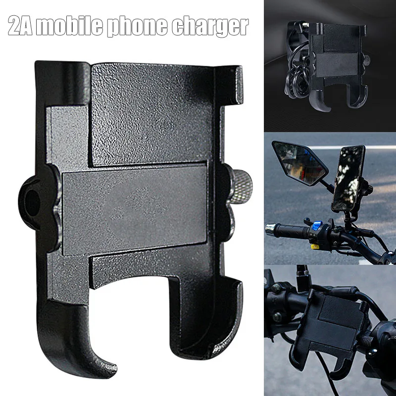 Motorcycle Phone Mount with 2A Quick Charger Adjustable Motorbike Phone Holder Anti Slip Handlebar Stand Bracket DU55
Motorcycle Phone Mount with 2A Quick Charger Adjustable Motorbike Phone Holder Anti Slip Handlebar Stand Bracket DU55