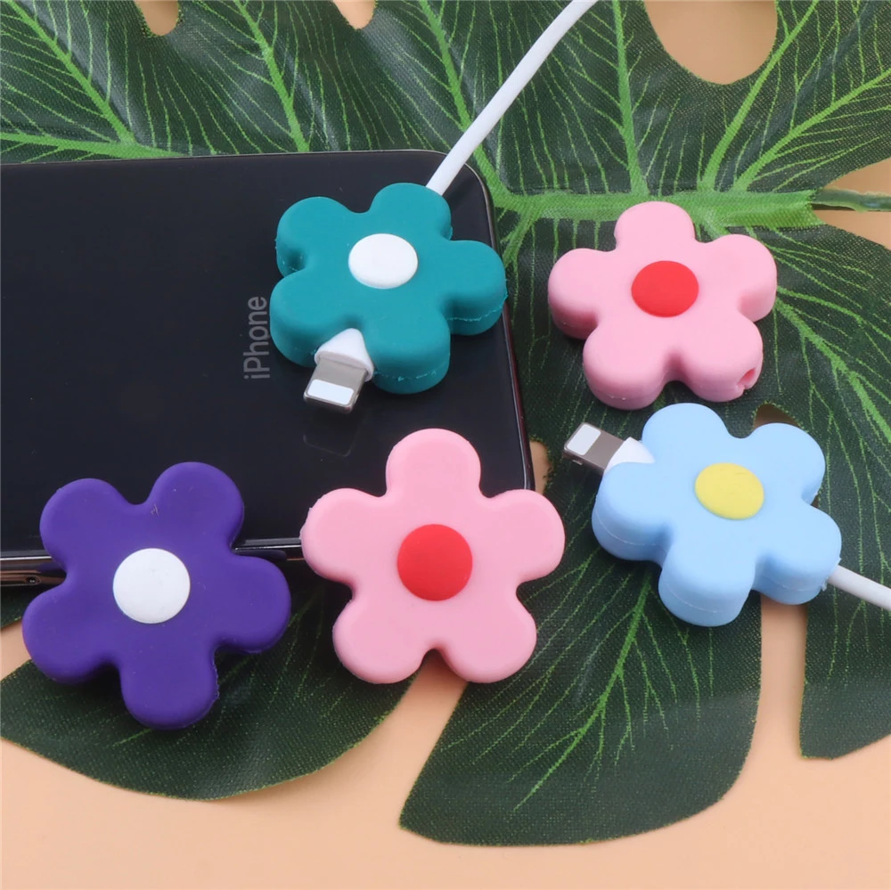 Flowers USB Cable Protector Cartoon Organizer Cute Protector Cable Bite For iPhone Cables Winder Data Line Cord Protective Case
Flowers USB Cable Protector Cartoon Organizer Cute Protector Cable Bite For iPhone Cables Winder Data Line Cord Protective Case