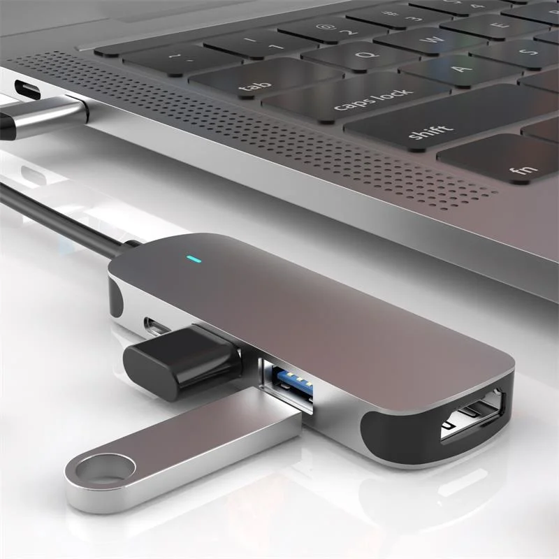 4 In 1 USB Type C To compatible PD Splitter Hub USB3.0 USB2.0 USB-C 5V 2A Power Adapter For Mobile Phone Laptop
4 In 1 USB Type C To compatible PD Splitter Hub USB3.0 USB2.0 USB-C 5V 2A Power Adapter For Mobile Phone Laptop