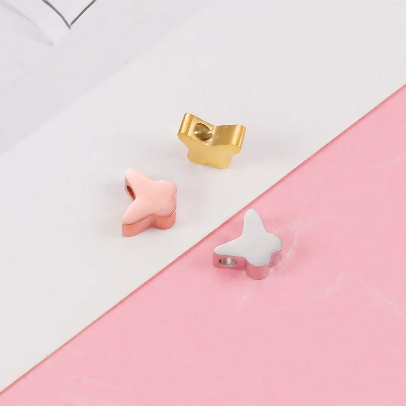 Mirror Polish Stainless Steel Small Hole Bead Butterfly Glossy Laser Pendant DIY Jewelry Accessories
Mirror Polish Stainless Steel Small Hole Bead Butterfly Glossy Laser Pendant DIY Jewelry Accessories