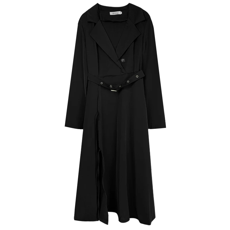 QWEEK Blazer Dress Women Punk Rock Blazer Dress With Belt Japanese Harajuku Streetwear Long Sleeve Black Midi Dress Gothic Punk
QWEEK Blazer Dress Women Punk Rock Blazer Dress With Belt Japanese Harajuku Streetwear Long Sleeve Black Midi Dress Gothic Punk