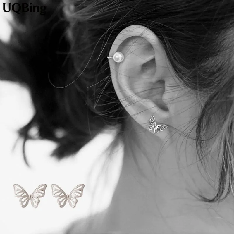 Free Shipping Fashion 925 Sterling Silver Hollow Butterfly Stud Earrings Jewelry Pendientes Brincos
Free Shipping Fashion 925 Sterling Silver Hollow Butterfly Stud Earrings Jewelry Pendientes Brincos