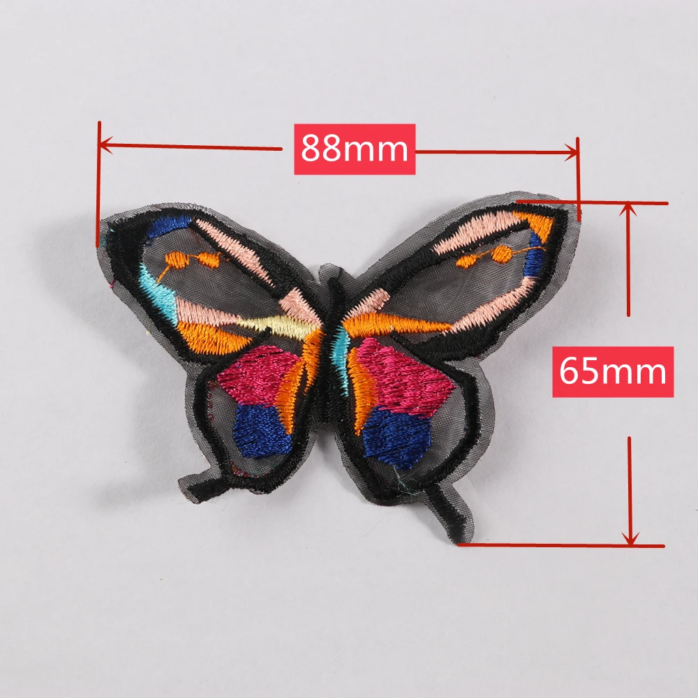 Organza Colorful Butterfly Patch Sewing-on Diy Embroidered Clothing Patches Motif Applique For Clothes Bags Stickers Accessories
Organza Colorful Butterfly Patch Sewing-on Diy Embroidered Clothing Patches Motif Applique For Clothes Bags Stickers Accessories