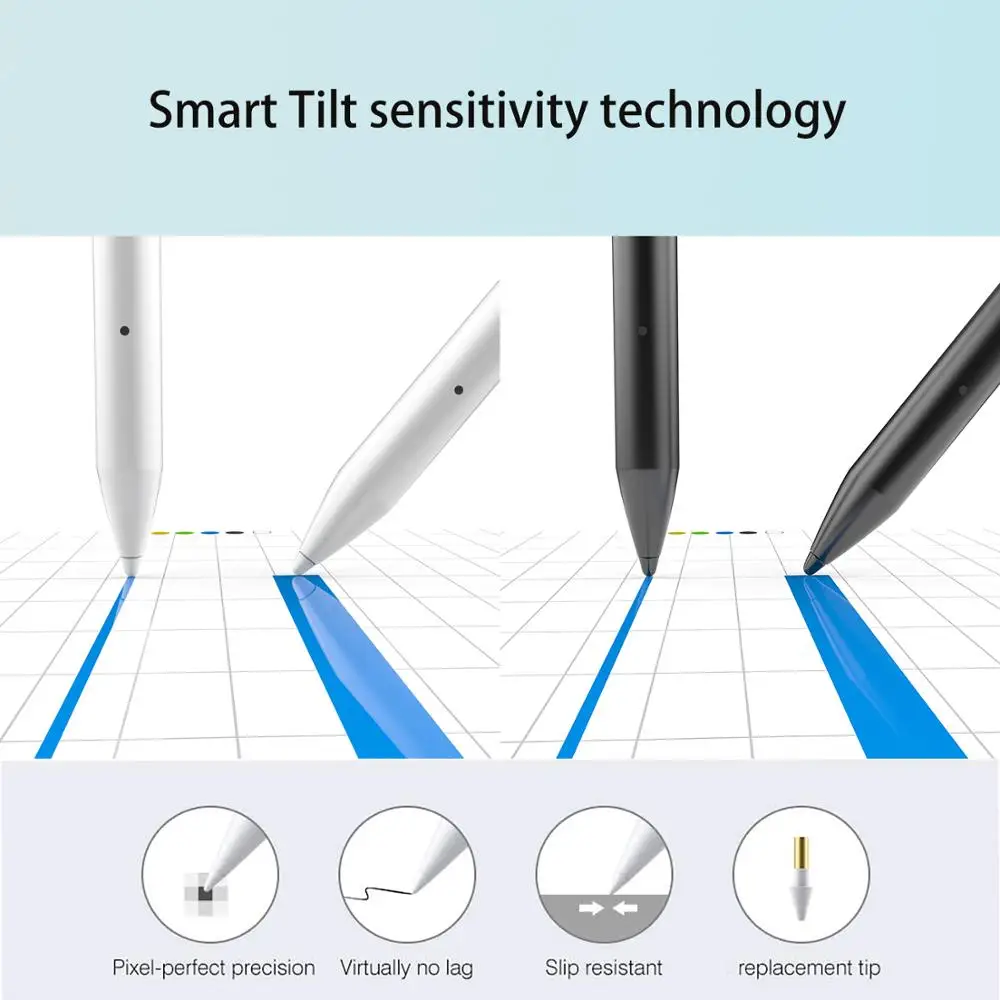 Для iPad карандаш стилус ручка с откидной крышкой сенсорная для Apple Pencil 2 1 Pro 11 2020 2018