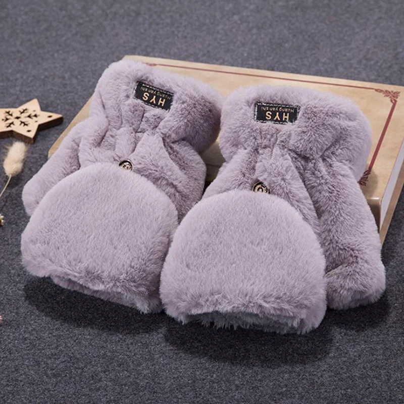 Female Thick Fingerless Plush Touch Screen Cute Gloves New Women Winter Warmer Velvet Flip Half Finger Computer Typing Glove
Female Thick Fingerless Plush Touch Screen Cute Gloves New Women Winter Warmer Velvet Flip Half Finger Computer Typing Glove
