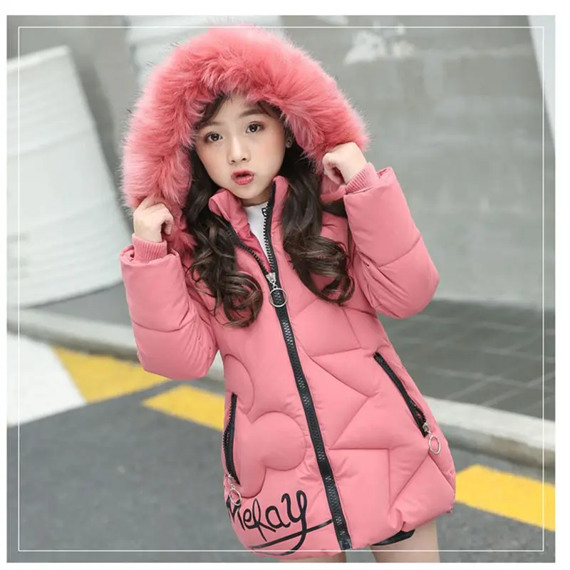 Girls Winter Jacket Warm Coat Clothing Thick Parkas Big Fur Hood Outerwear Children Winter Down Jacket 3-8 Years TZ549
Girls Winter Jacket Warm Coat Clothing Thick Parkas Big Fur Hood Outerwear Children Winter Down Jacket 3-8 Years TZ549