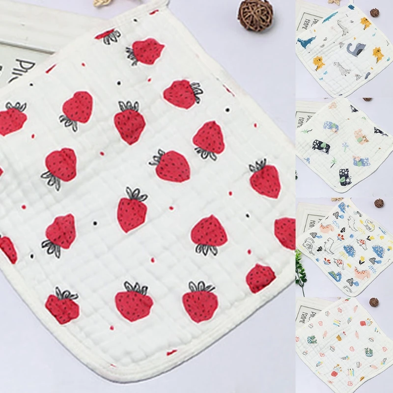 Baby Square Towel Infants Feeding Bibs Saliva Towel 6 Layer Cotton Gauze Cartoon Printed Cute Wash Face Cloth H9EF
Baby Square Towel Infants Feeding Bibs Saliva Towel 6 Layer Cotton Gauze Cartoon Printed Cute Wash Face Cloth H9EF