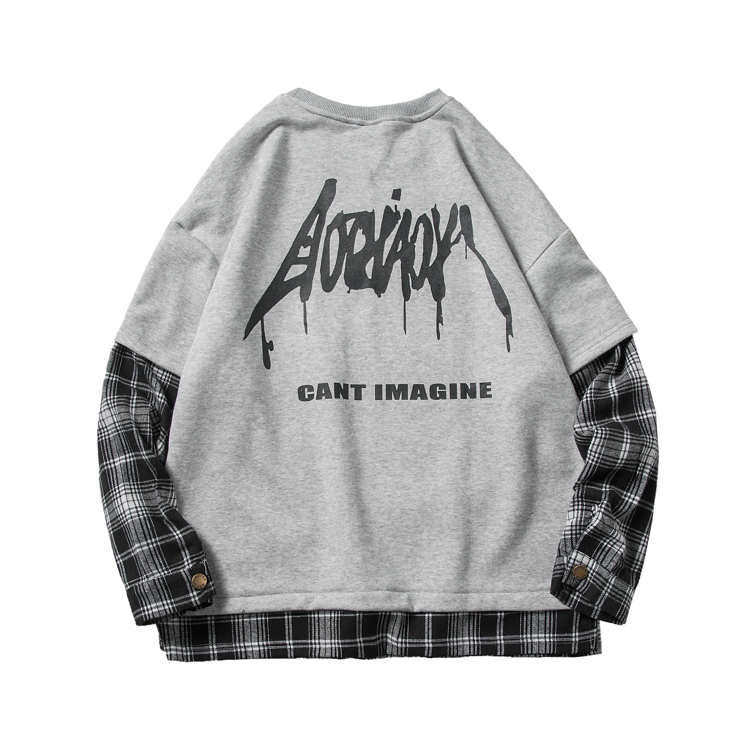 2020 Autumn Spring Black Patchwork Hoodies MEN'S Sweatshirts Hiphop Punk Streetwear Casual Pullover Teenager student Hoodie Guy
2020 Autumn Spring Black Patchwork Hoodies MEN'S Sweatshirts Hiphop Punk Streetwear Casual Pullover Teenager student Hoodie Guy