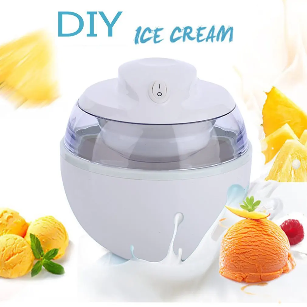 

220V Household Ice Cream Maker Ice Cream Machine Portable Ice Maker Available Easy Operation High Quality 0.6L 500-1000ml ICOCO