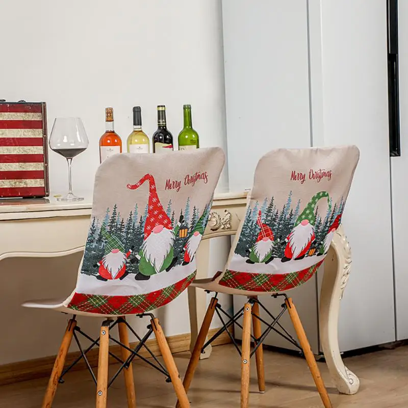 Christmas Decorations Chair Back Protective Case Christmas Dining Seat Cover Santa Claus Chair Covers Home New Year Accessories
Christmas Decorations Chair Back Protective Case Christmas Dining Seat Cover Santa Claus Chair Covers Home New Year Accessories