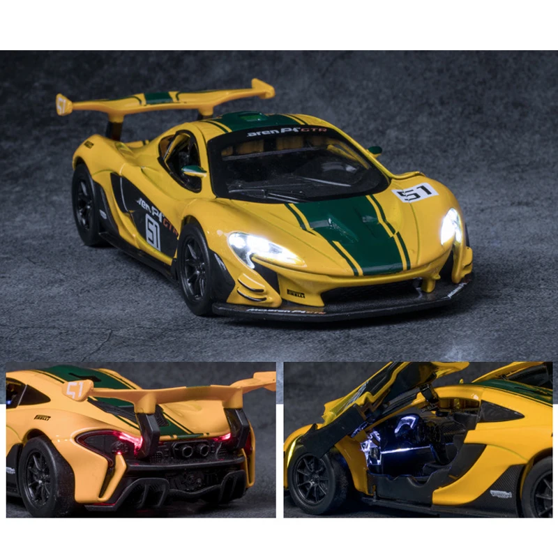 1:32 HOBEKARS Diecasts Model Car Alloy Metal Toy Vehicles P1 GTR Simulation Sport Car Toys Pull Back Sound Light For Collection
1:32 HOBEKARS Diecasts Model Car Alloy Metal Toy Vehicles P1 GTR Simulation Sport Car Toys Pull Back Sound Light For Collection