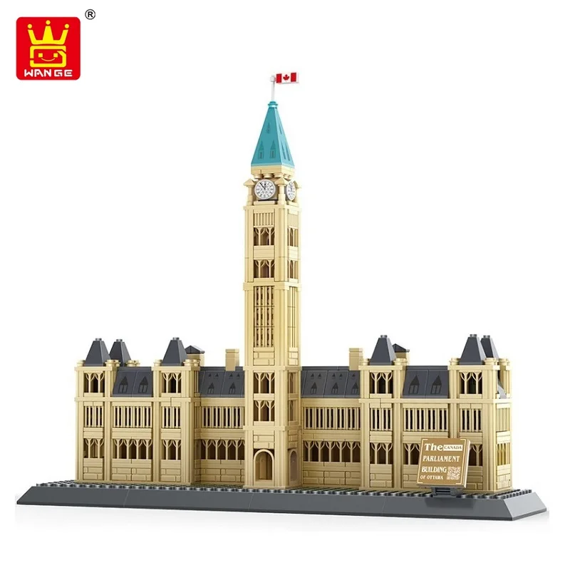WANGE 608Pcs World City Landmark The Canada Parliament Building Famous Large Architecture Building Blocks Model Educational Toy
WANGE 608Pcs World City Landmark The Canada Parliament Building Famous Large Architecture Building Blocks Model Educational Toy