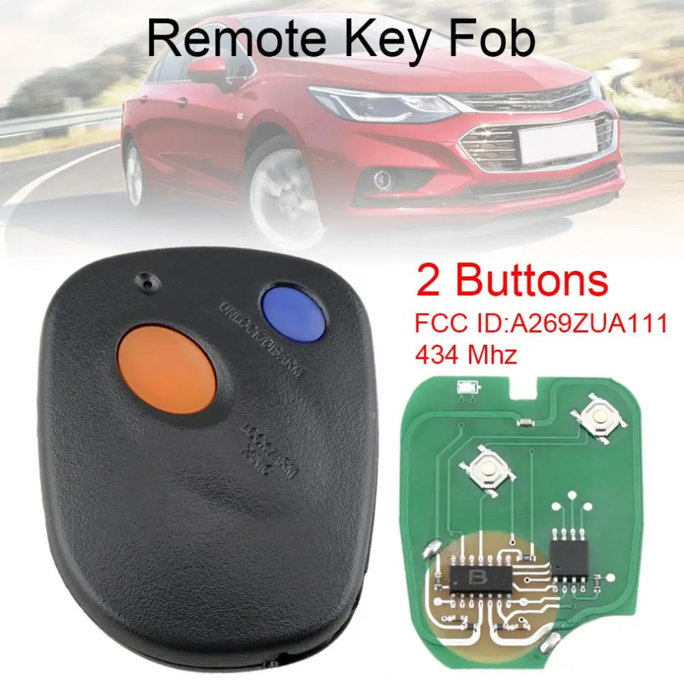 434MHz 2 Buttons Smart Car Remote Key A269ZUA111 Fit for 2000 2001 2002 2003 2004 Subaru Outback hot
434MHz 2 Buttons Smart Car Remote Key A269ZUA111 Fit for 2000 2001 2002 2003 2004 Subaru Outback hot