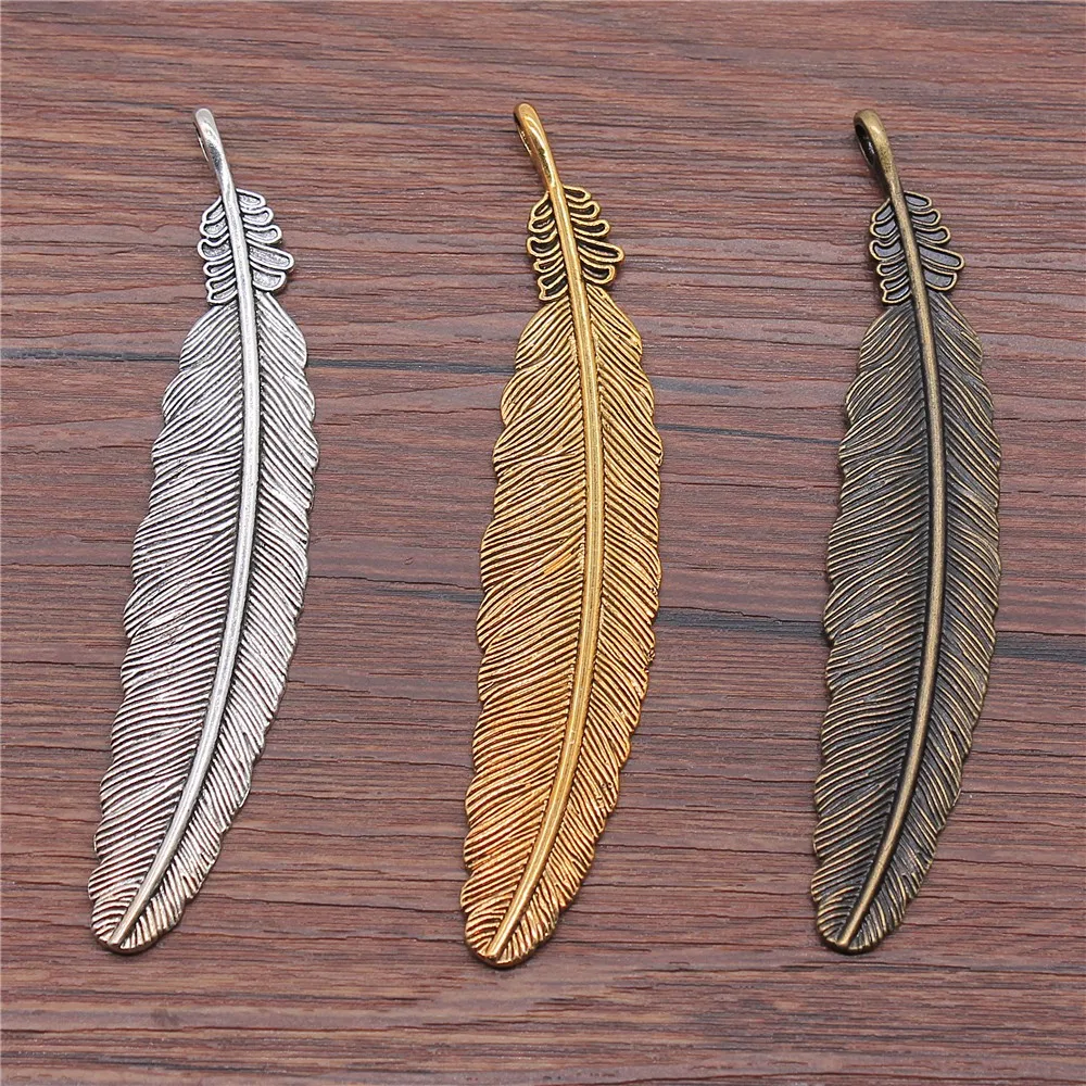 20pcs 106mm Antique Gold Color Antique Silver Color Antique Bronze Big Feather Pendant Charm For Jewelry Making
20pcs 106mm Antique Gold Color Antique Silver Color Antique Bronze Big Feather Pendant Charm For Jewelry Making