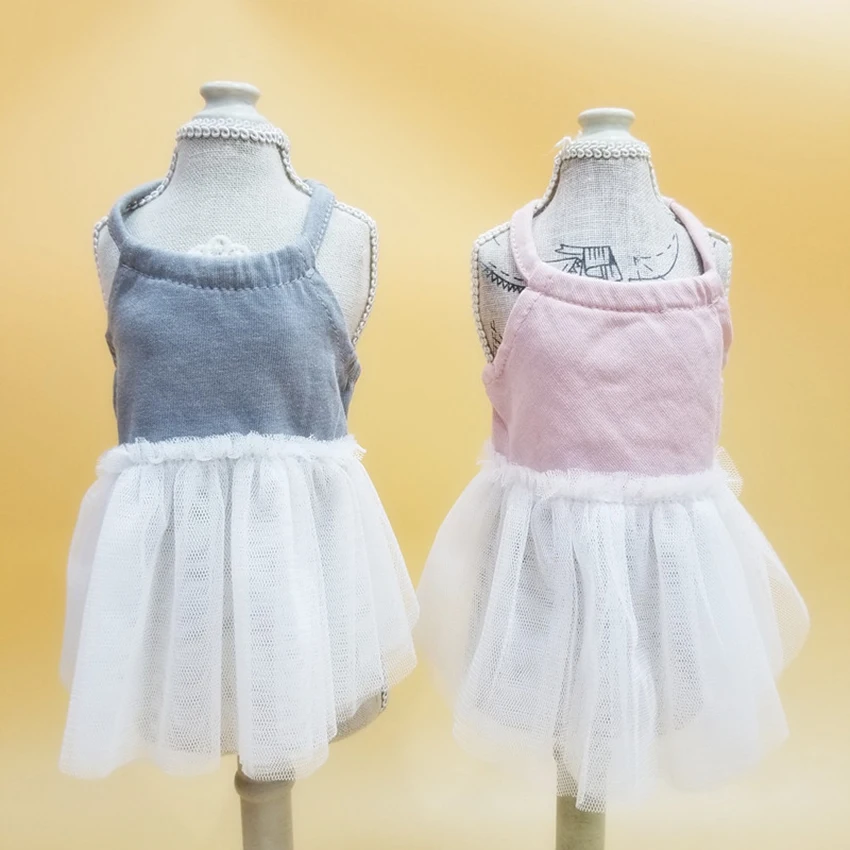 Spring Summer Dog Girl Halter Dress for Small Dog Sleeveless Solid Vest Skirt Clothes Sweety Princess Dress Puppy Wedding Dress
Spring Summer Dog Girl Halter Dress for Small Dog Sleeveless Solid Vest Skirt Clothes Sweety Princess Dress Puppy Wedding Dress