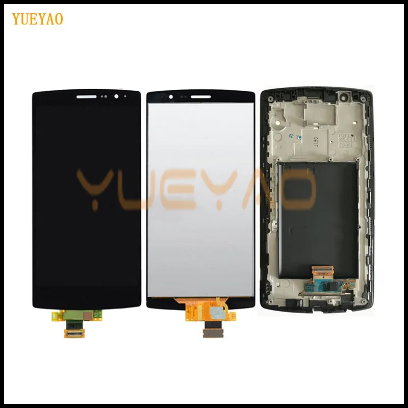 YUEYAO односим ЖК дисплей для LG G4 H815 сенсорный экран с рамкой Замена H810 H811 G4|Экраны
