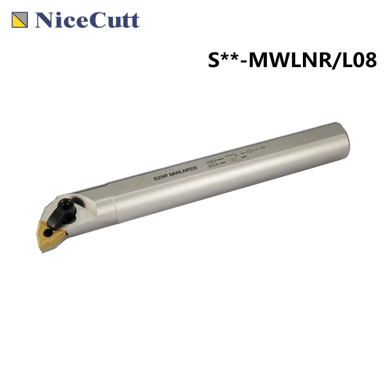 Токарные инструменты Nicecutt S **-MWLNL08, токарный станок с ЧПУ, Внутренний поворотный держатель для карбидной вставки, лезвие WNMG0804
Токарные инструменты Nicecutt S **-MWLNL08, токарный станок с ЧПУ, Внутренний поворотный держатель для карбидной вставки, лезвие WNMG0804