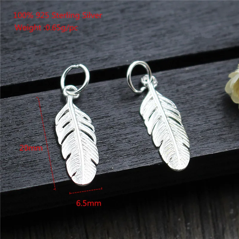Buyee 100% 925 Sterling Silver DIY Jewelry Findings Feather Pendant Charms Jewelry Accessories for Women Bracelet Wholesale
Buyee 100% 925 Sterling Silver DIY Jewelry Findings Feather Pendant Charms Jewelry Accessories for Women Bracelet Wholesale