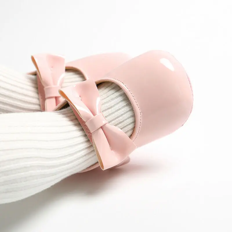 Красивая одежда для маленьких девочек на мягкой подошве обувь из PU искусственной