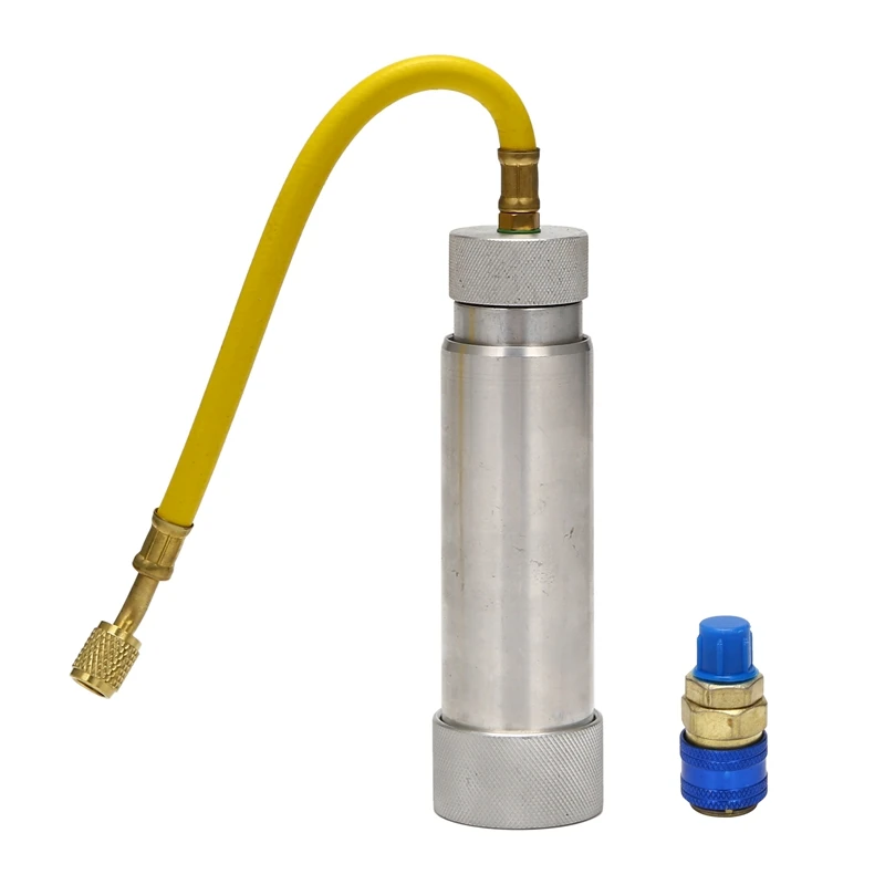 A/C Oil and Dye Injector Hand Turn Screw-in Air Conditioning Coolant Filling Tube Injection Tool 1/4 SAE R134A 2Oz
A/C Oil and Dye Injector Hand Turn Screw-in Air Conditioning Coolant Filling Tube Injection Tool 1/4 SAE R134A 2Oz