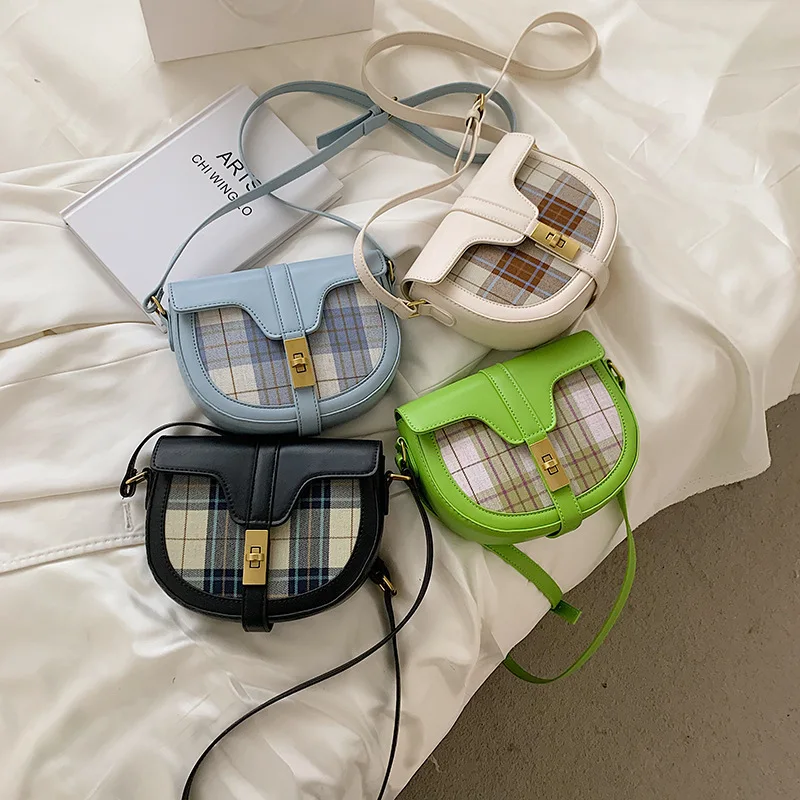 New PU Leather Women Saddle Bag Retro Contrast Color Ladies Crossbody Handbags Fashion Design Girls Small Shoulder Bags
New PU Leather Women Saddle Bag Retro Contrast Color Ladies Crossbody Handbags Fashion Design Girls Small Shoulder Bags