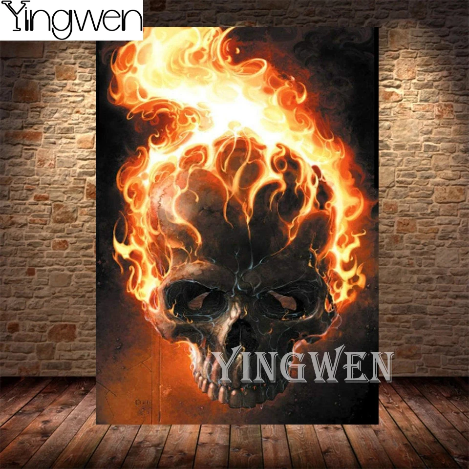 Flame Skull Diamond Painting Art Diamond Embroidery Mosaic Cross Stitch Set DIY Crystal Craft Full Drill Needlework Home Decor
Flame Skull Diamond Painting Art Diamond Embroidery Mosaic Cross Stitch Set DIY Crystal Craft Full Drill Needlework Home Decor