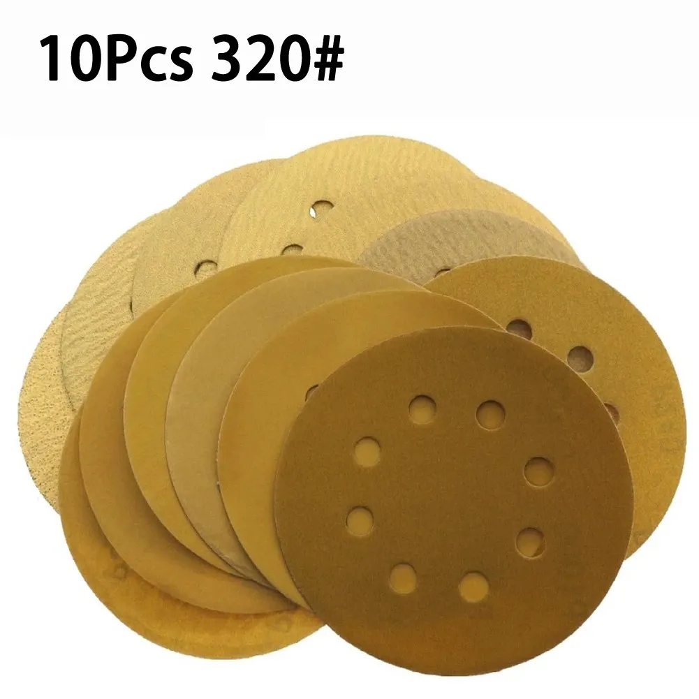 10 Pcs 5 Inch 125MM 8 Holes Aluminium Oxide 60 To 1000 Grits Hook Loop Sandpaper Sanding Disc For Metal & Automotive Wood
10 Pcs 5 Inch 125MM 8 Holes Aluminium Oxide 60 To 1000 Grits Hook Loop Sandpaper Sanding Disc For Metal & Automotive Wood