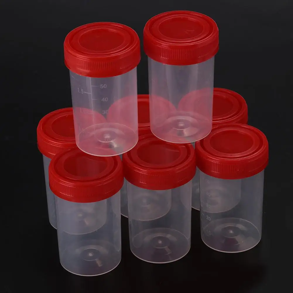 50pcs/Set Disposable Sample Collect Sample Cup Specimen Bottle Safe Nosodochium Hospital Supplies Container Useful Convenient
50pcs/Set Disposable Sample Collect Sample Cup Specimen Bottle Safe Nosodochium Hospital Supplies Container Useful Convenient